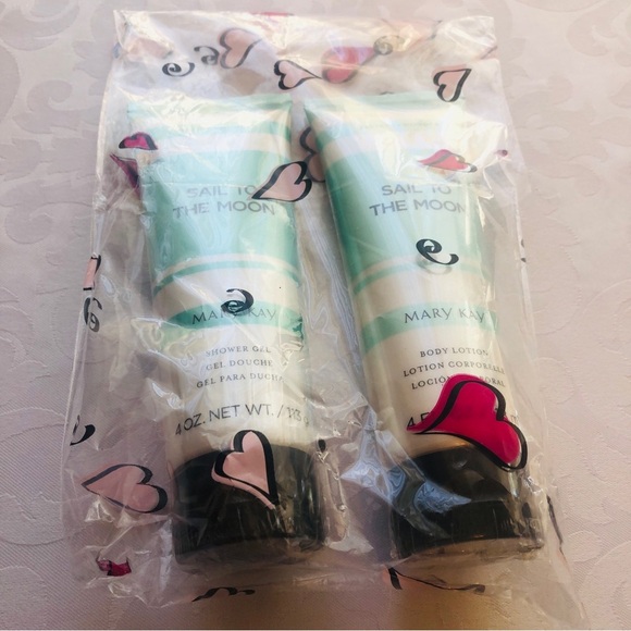 MARY KAY 'Sail To The Moon' 2 Lot Shower Gel & Body Lotion...4 oz Each - NEW - Picture 4 of 4